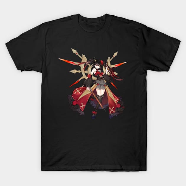 Tokisaki Kurumi Date A Live T-Shirt by ZarenBeck